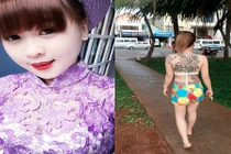 Người đẹp Bình Dương xăm hổ báo bị muôn người chê trách