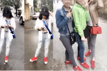 Không kém cạnh nam nhi, gái xinh thi nhau theo “mốt” giày đỏ