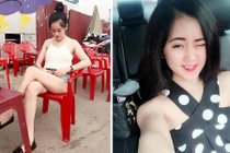 Hot girl bán trà đá đi xế hộp ở Thái Nguyên gây sốt