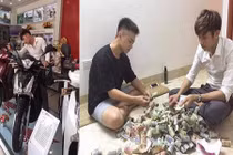 Chàng trai đập lợn mua SH nói là làm hay câu like?