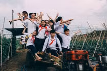 Ảnh kỷ yếu "Cho tôi một vé tuổi thơ" của teen Đồng Nai