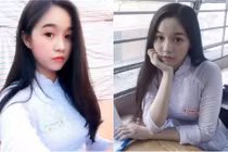 Xuất hiện “Ngọc Trinh phiên bản nữ sinh” cực dễ thương