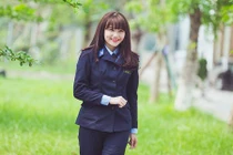 Ngắm nữ sinh tư pháp hình sự khoe sắc trong đồng phục ngành