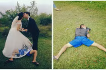 Cười ra nước mắt với hậu trường chụp ảnh siêu vật vã