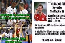 Ảnh chế Euro 2016: Muller mất tích, sao ĐT Đức đánh bóng chuyền