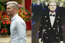 Thầy giáo Tây đẹp trai gây sốt trong lễ khai giảng