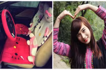 Cô gái Thanh Hóa chủ nhân xế hộp Kitty ngộ nghĩnh