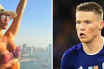 McTominay thành người may mắn khi người hâm mộ ca ngợi nàng WAG xinh đẹp