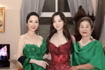 3 thế hệ mỹ nhân nhà Hoa hậu Giáng My khiến nhiều người ngưỡng mộ