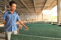 Anh nông dân Hải Dương khởi nghiệp với nghề sản xuất bàn ghế đá granito