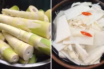 Mẹo loại bỏ độc tố trong măng tươi trước khi nấu