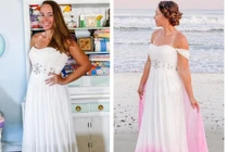 Cô gái biến trang phục cũ thành thời thượng gây kinh ngạc