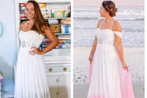 Cô gái biến trang phục cũ thành thời thượng gây kinh ngạc