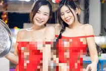 Chuộng mốt đan dây, hot girl hở bạo khiến người nhìn phát ngượng