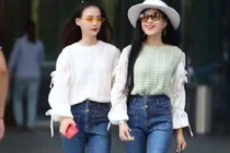 Mẫu jean ngược tạo trend, mặc lên tôn dáng, cá tính xuất sắc