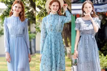 Cách mặc váy hoa “bánh bèo” giúp chị em thanh lịch và quý phái