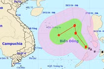 Bão số 9 vào Biển Đông với gió giật cấp 10