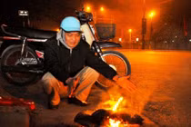 Không khí lạnh tăng cường dồn dập, miền Bắc rét gần 10 độ C