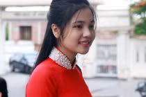 Ngây ngất ngắm những nữ sinh xinh đẹp thi ngành mầm non