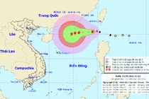 Bão số 6 có thể gây nguy hiểm từ Quảng Ninh đến Khánh Hòa