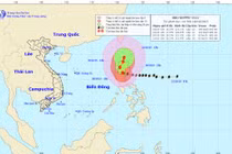 Siêu bão Koppu gây sóng to gió lớn trên Biển Đông