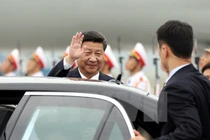 Phát biểu đầu tiên của Tổng Bí thư, Chủ tịch Trung Quốc khi tới Việt Nam