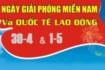 Được nghỉ tới 6 ngày dịp 30/4 và 1/5