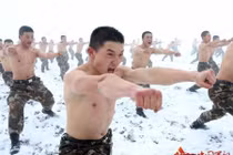 Theo dõi lính Trung Quốc tác chiến trong mùa đông băng giá