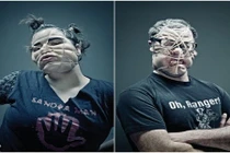 Chết khiếp với trò chụp ảnh chân dung kiểu... bó chân giò