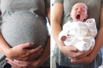 Cười vỡ bụng với chùm ảnh em bé ra đời