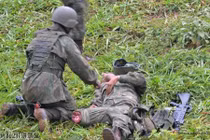 Thích thú cuộc tập trận cứu thương của Quân đội Brazil