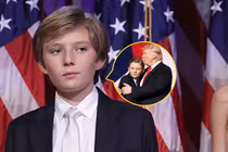 Ảnh đáng yêu của cậu út bảnh trai nhất nhà ông Donald Trump