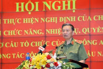 Bộ Công an yêu cầu các đơn vị sáp nhập khẩn trương ổn định tổ chức