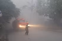 Khói lửa bao trùm nhà hàng Sive beer Club ở Hải Phòng