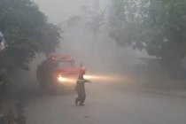 Khói lửa bao trùm nhà hàng Sive beer Club ở Hải Phòng