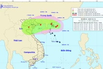 Bão số 4 đang tiến vào vịnh Bắc Bộ, gây mưa lớn miền Bắc