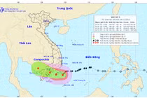 Bão số 9 quần thảo cách đảo Phú Quý 100km, giật trên cấp 12