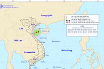 Áp thấp trên vịnh Bắc Bộ gây mưa giông diện rộng, nguy cơ lũ quét