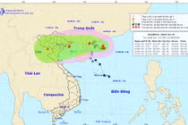 Khẩn trương ứng phó bão số 4 đang tiến vào vịnh Bắc Bộ