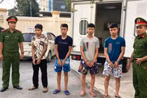 Bắt 4 đối tượng giết người rồi bỏ trốn vào Bình Dương