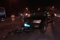 Hải Dương: Đang làm rõ vụ xe Land cruiser biển 80B va chạm xe máy