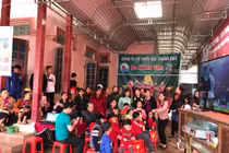 Không khí như trẩy hội ở quê nhà thủ môn Bùi Tiến Dũng U23 Việt Nam