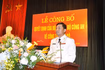 Bổ nhiệm chức vụ Giám đốc Công an tỉnh Hải Dương