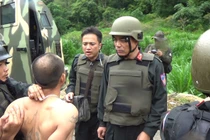 Công an Sơn La thông tin vụ xe bọc thép triệt phá hang ổ trùm ma túy