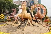 Đường hoa Nguyễn Huệ 2014 hoành tráng, đặc biệt cỡ nào?