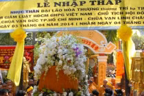 Cung tống kim quan Đại lão Hòa thượng nhập bảo tháp