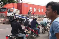 Vừa thành lập, xe của trạm CSGT gây TNGT nghiêm trọng