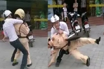 CSGT vùng ven TP HCM liên tiếp bị người vi phạm tấn công