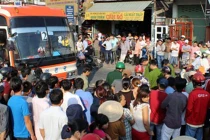 Bàng hoàng phát hiện thanh niên chết trên xe khách