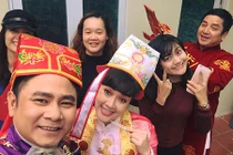 Lộ ảnh hậu trường quay ngoại cảnh Táo quân 2016 